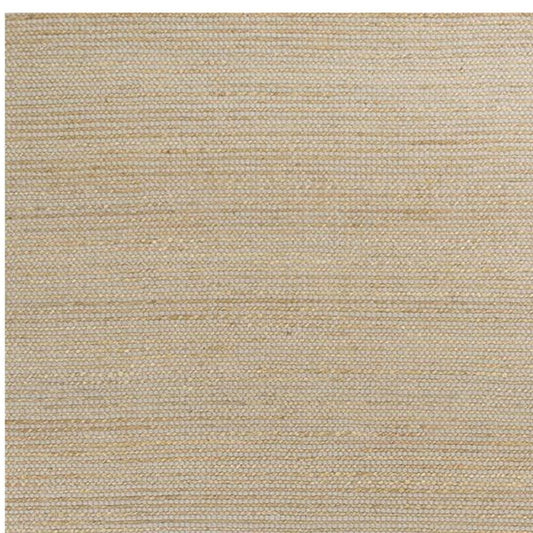5' X 7' Tan And Ivory Hand Woven Area Rug