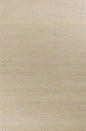 7' X 10' Tan and Ivory Wool Hand Woven Area Rug