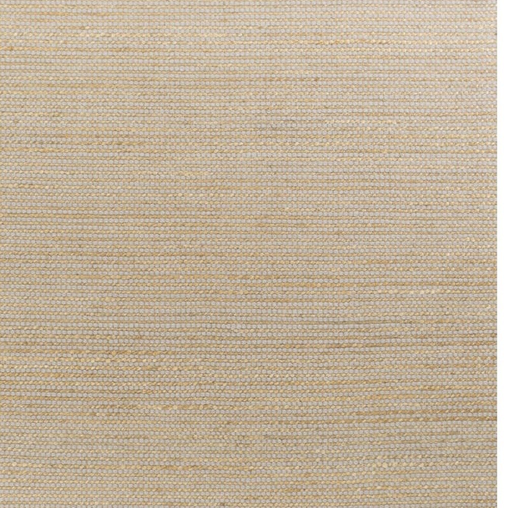 5' X 7' Tan And Ivory Hand Woven Area Rug