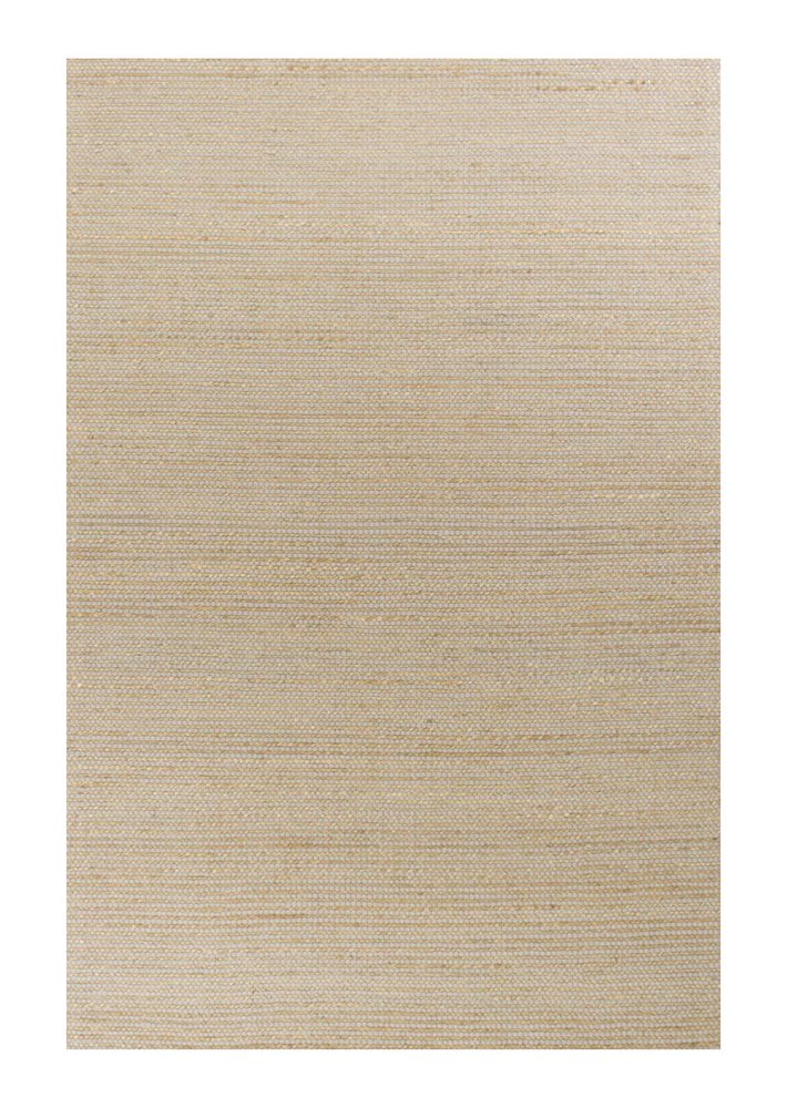 5' X 7' Tan And Ivory Hand Woven Area Rug
