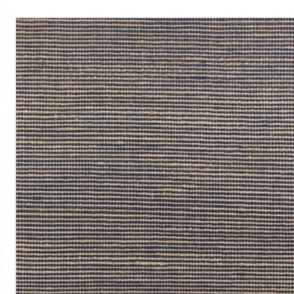 5' X 7' Blue Wool Hand Woven Area Rug