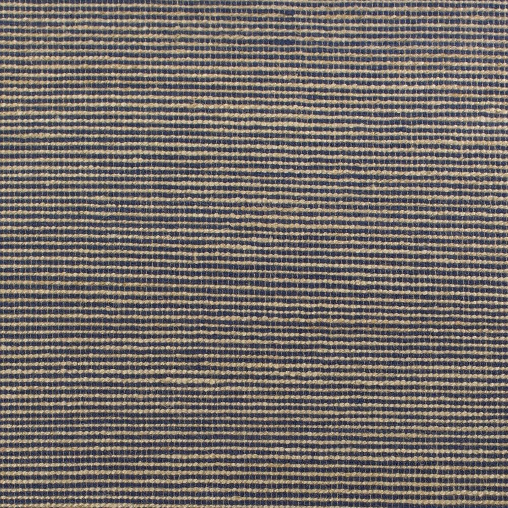 5' X 7' Blue Wool Abstract Hand Woven Area Rug