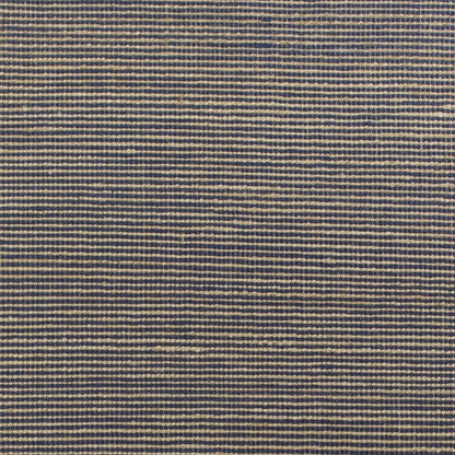 8' X 11' Blue And Beige Abstract Hand Woven Area Rug