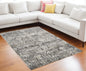 8' X 8' Gray Runner Rug