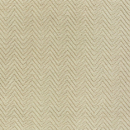 5' X 8' Ivory And Beige Jute Chevron Hand Woven Area Rug