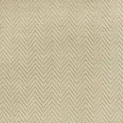 5' X 8' Ivory And Beige Jute Chevron Hand Woven Area Rug