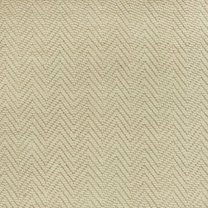 7' X 10' Ivory Chevron Hand Woven Area Rug