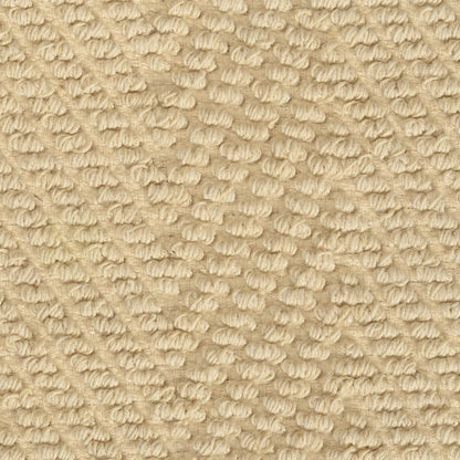 5' X 8' Ivory And Beige Jute Chevron Hand Woven Area Rug