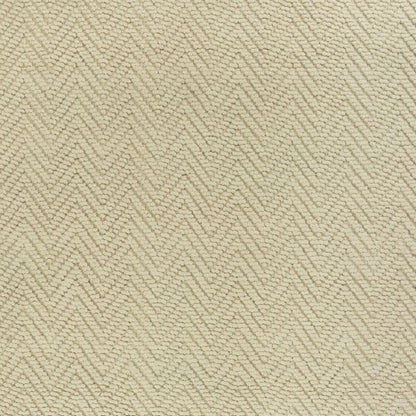 7' X 10' Ivory Chevron Hand Woven Area Rug