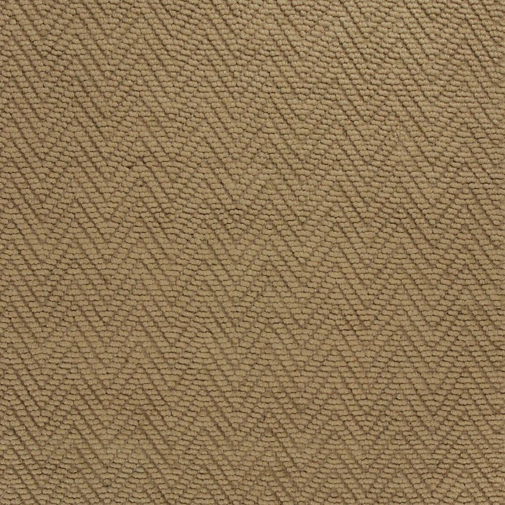 2' X 4' Natural And Brown Jute Chevron Hand Woven Area Rug