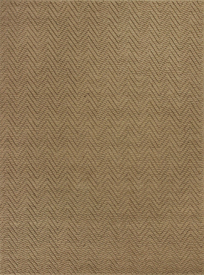 2' X 4' Natural Chevron Hand Woven Area Rug