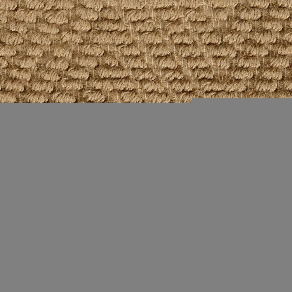 2' X 4' Natural And Brown Jute Chevron Hand Woven Area Rug