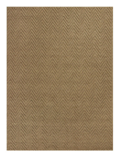 2' X 4' Natural Chevron Hand Woven Area Rug