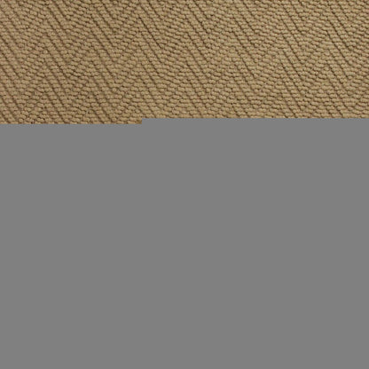 2' X 4' Natural And Brown Jute Chevron Hand Woven Area Rug