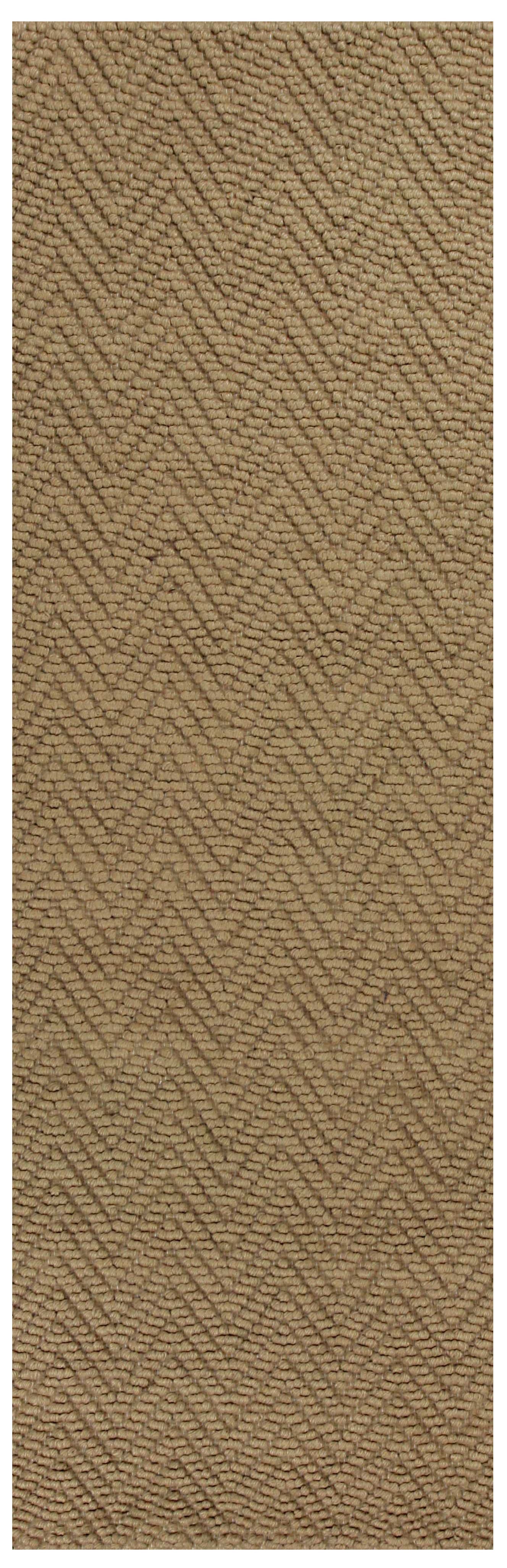 2' X 4' Natural Chevron Hand Woven Area Rug