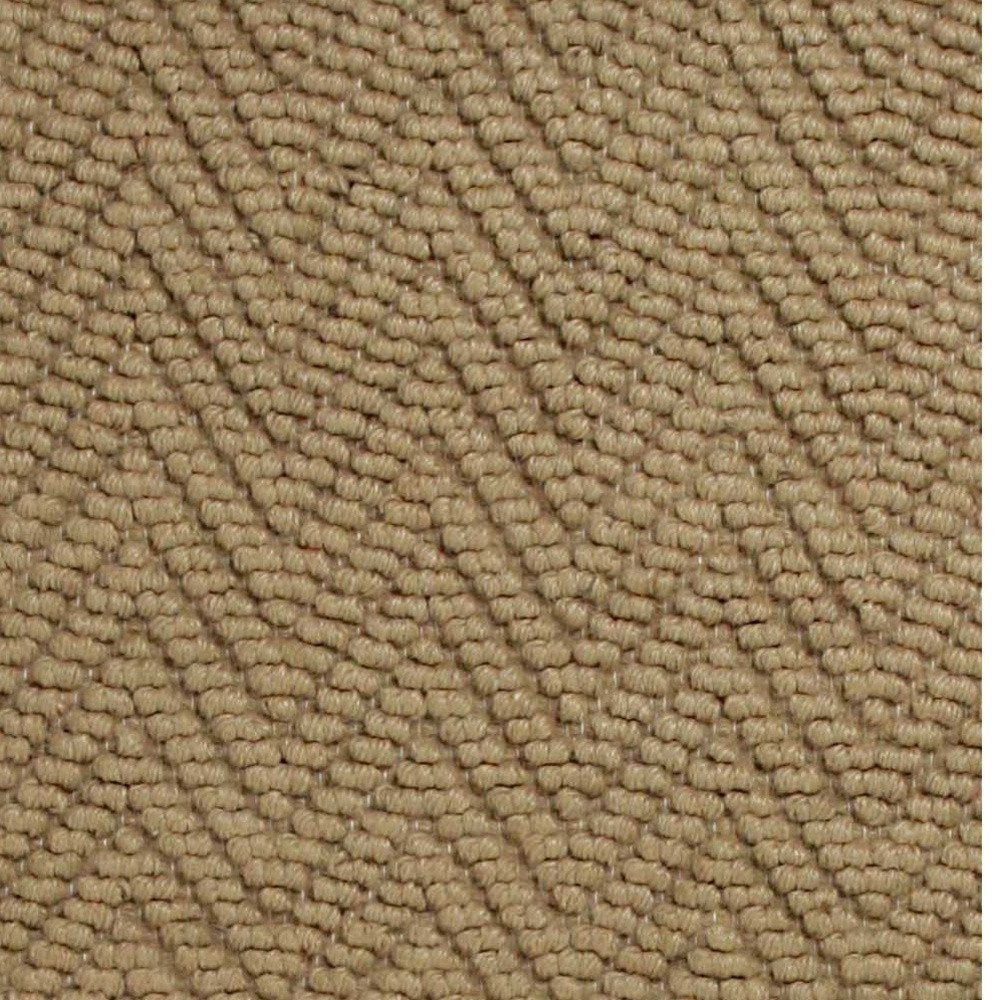 2' X 4' Natural And Brown Jute Chevron Hand Woven Area Rug