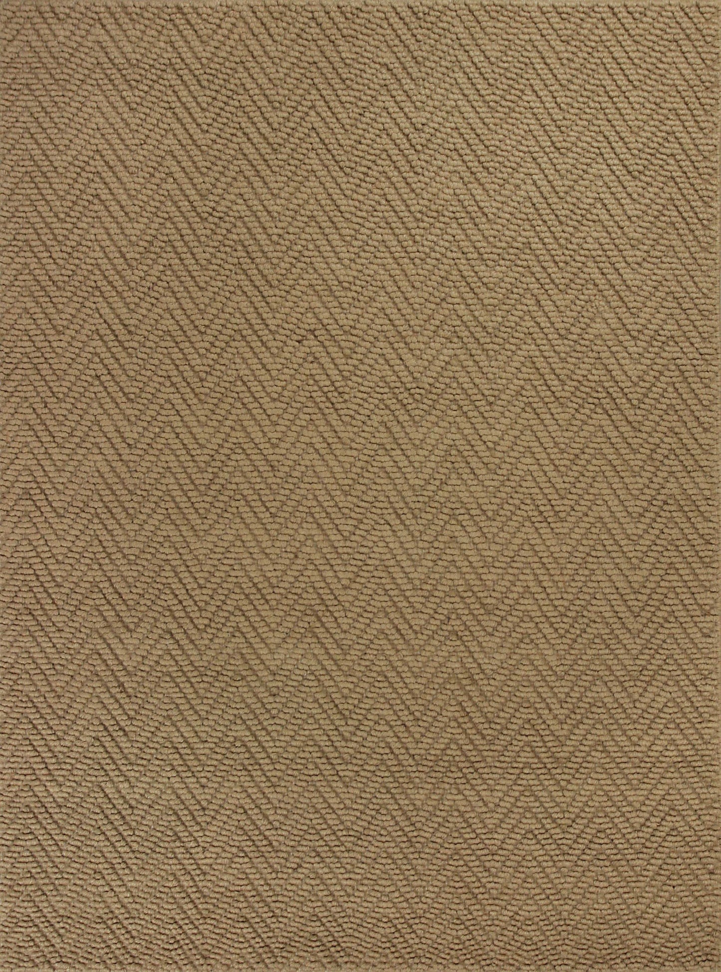 2' X 4' Natural Chevron Hand Woven Area Rug