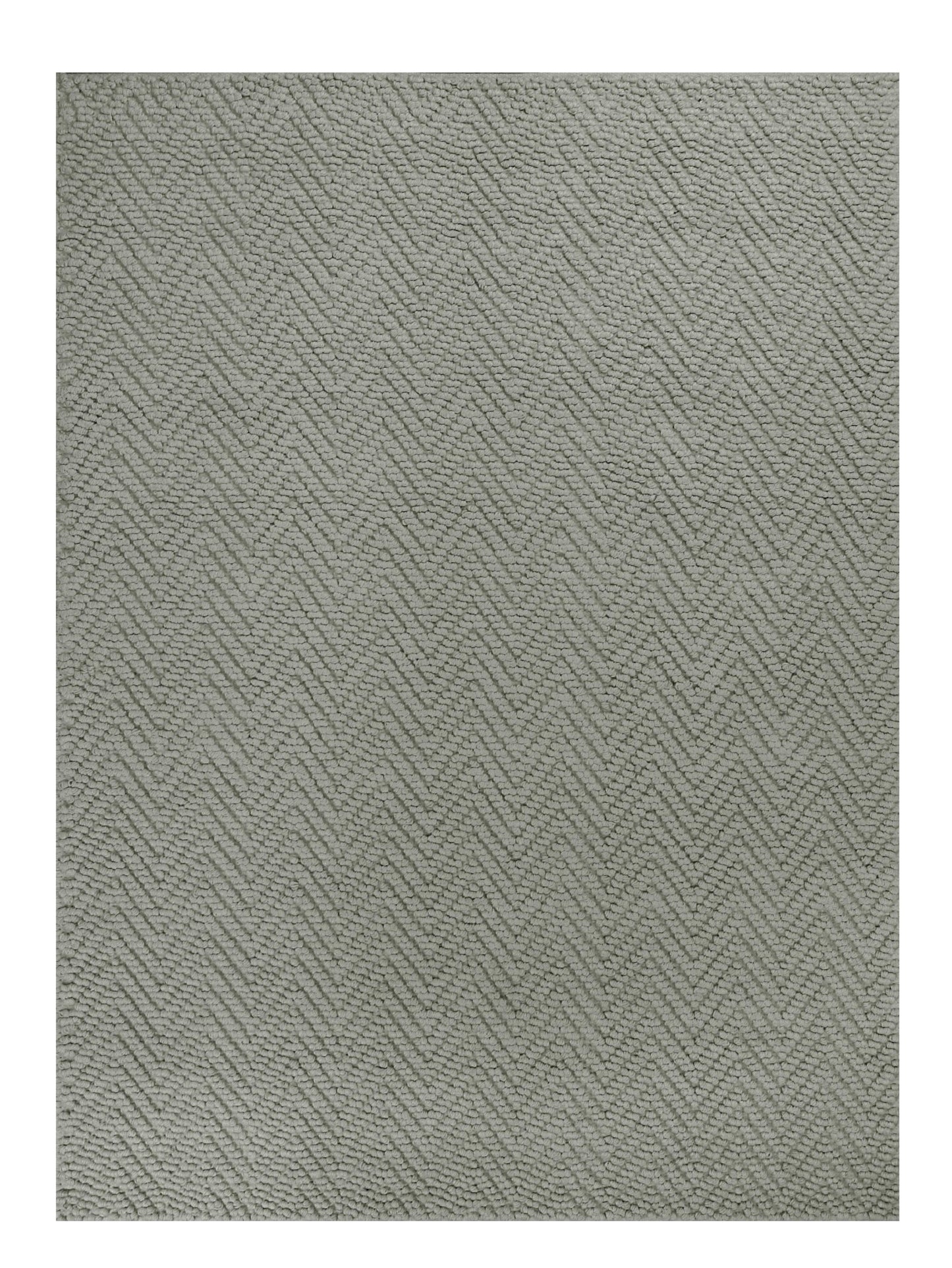 7' Gray Handmade Runner Rug