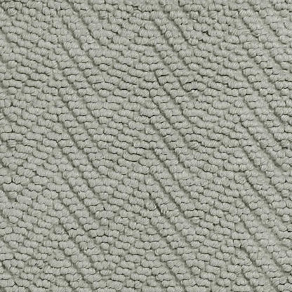 2' X 4' Gray Jute Chevron Hand Woven Area Rug