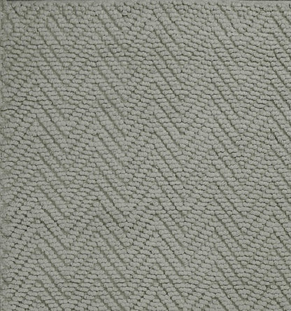 2' X 4' Gray Jute Chevron Hand Woven Area Rug