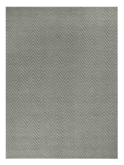 7' Gray Handmade Runner Rug