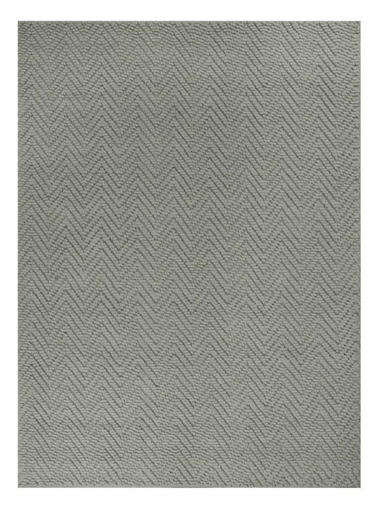 2' X 4' Gray Jute Chevron Hand Woven Area Rug
