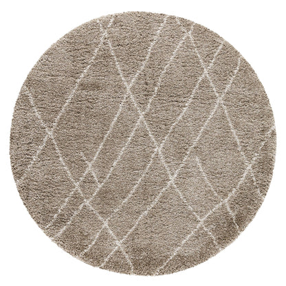 3' X 5' Light Brown Area Rug