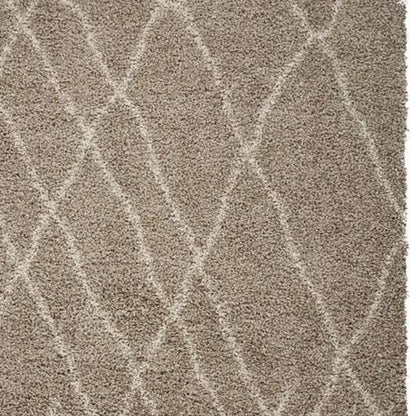 3' X 5' Light Brown Area Rug