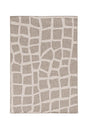 3' X 5' Gray and Ivory Cobblestone Area Rug