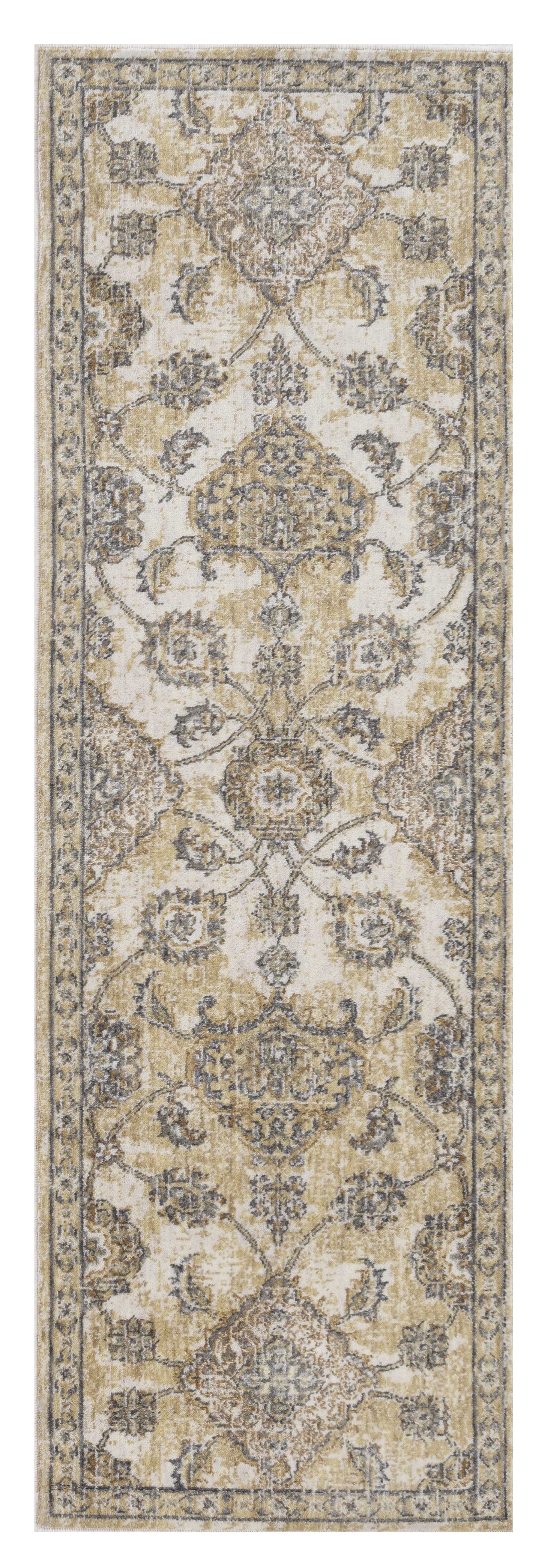 63 X 91 Ivory  Sand Wool Rug