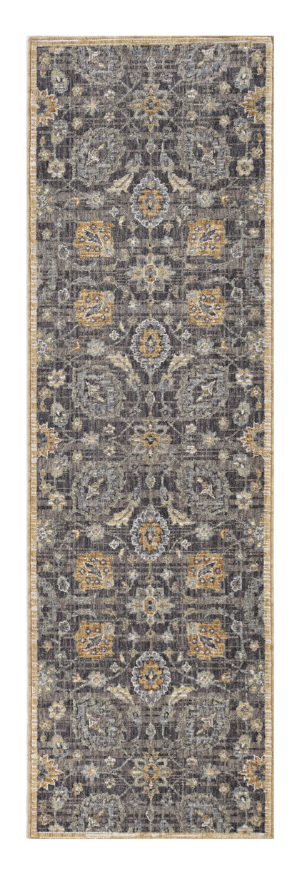 91 X 130 Taupe Wool Rug