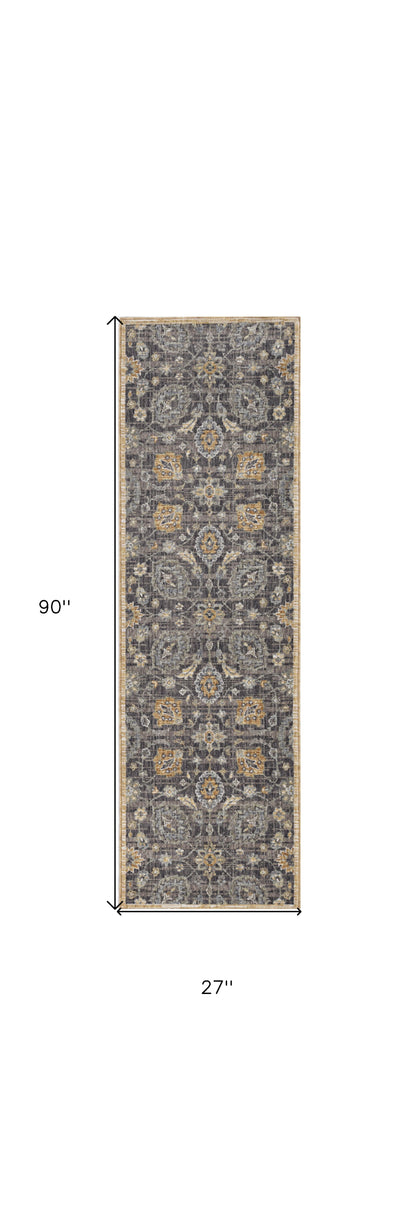 91 X 130 Taupe Wool Rug