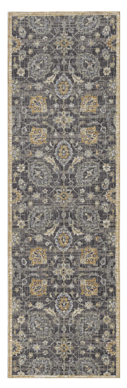 91 X 130 Taupe Wool Rug