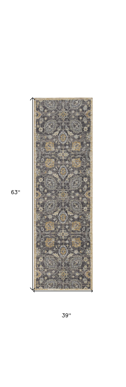 91 X 130 Taupe Wool Rug