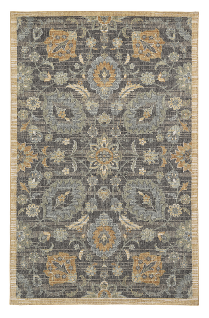 91 X 130 Taupe Wool Rug