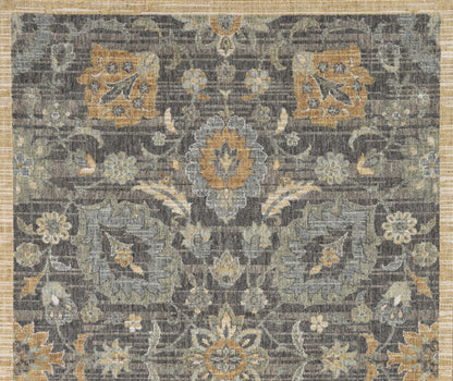 91 X 130 Taupe Wool Rug