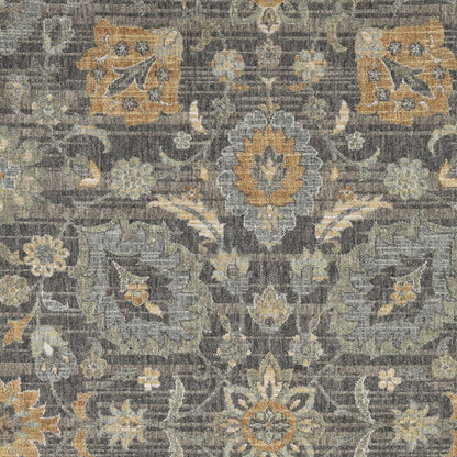 91 X 130 Taupe Wool Rug