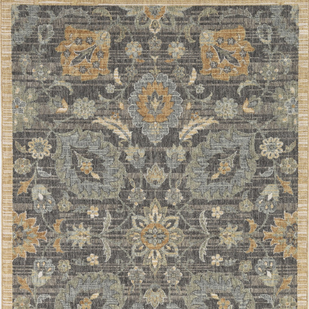 91 X 130 Taupe Wool Rug