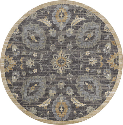 91 X 130 Taupe Wool Rug