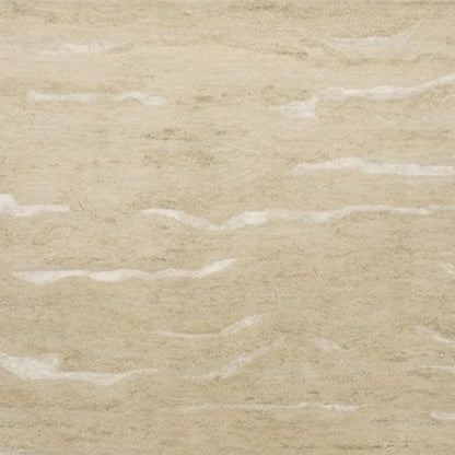 3' X 5' Beige And Ivory Abstract Hand Tufted Area Rug