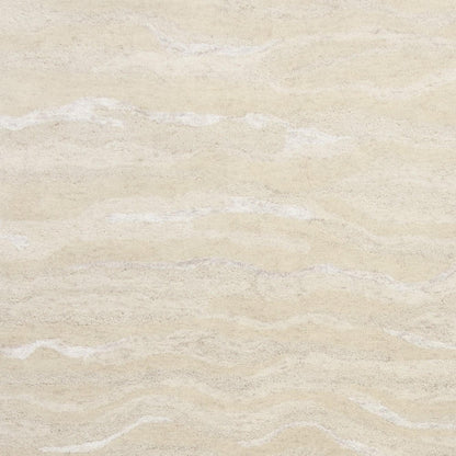 5' X 7' Beige And Ivory Abstract Hand Tufted Area Rug
