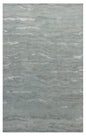 5' X 7' Slate Gray And Ivory Abstract Hand Tufted Area Rug