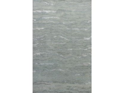 9' X 12' Slate Gray And Ivory Wool Abstract Hand Tufted Area Rug