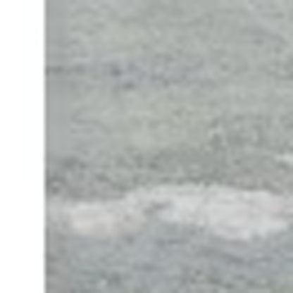 9' X 12' Slate Gray And Ivory Wool Abstract Hand Tufted Area Rug