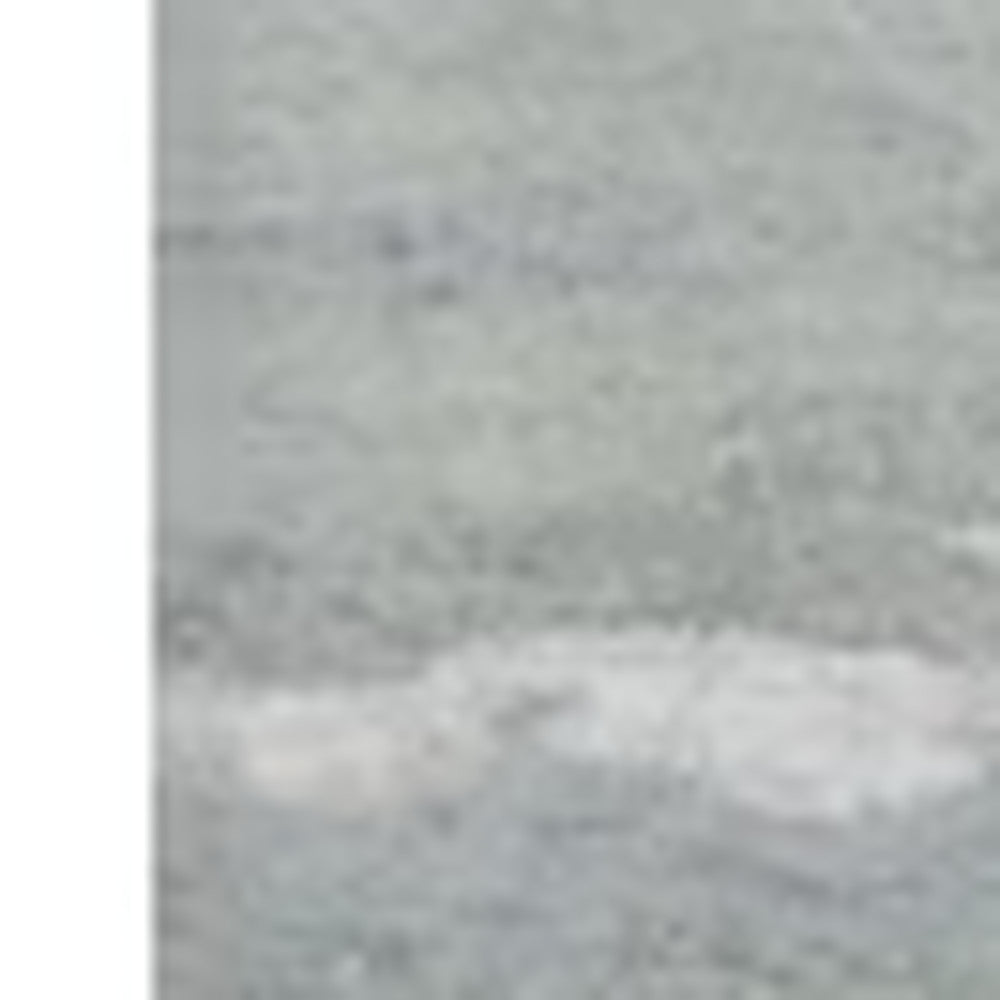 9' X 12' Slate Gray And Ivory Wool Abstract Hand Tufted Area Rug