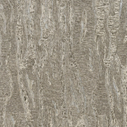8' X 10' Sand And Gray Abstract Hand Tufted Area Rug