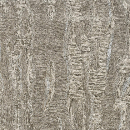 8' X 10' Sand And Gray Abstract Hand Tufted Area Rug