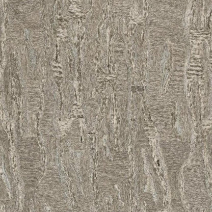 8' X 10' Sand And Gray Abstract Hand Tufted Area Rug