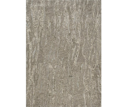 8' X 10' Sand And Gray Abstract Hand Tufted Area Rug