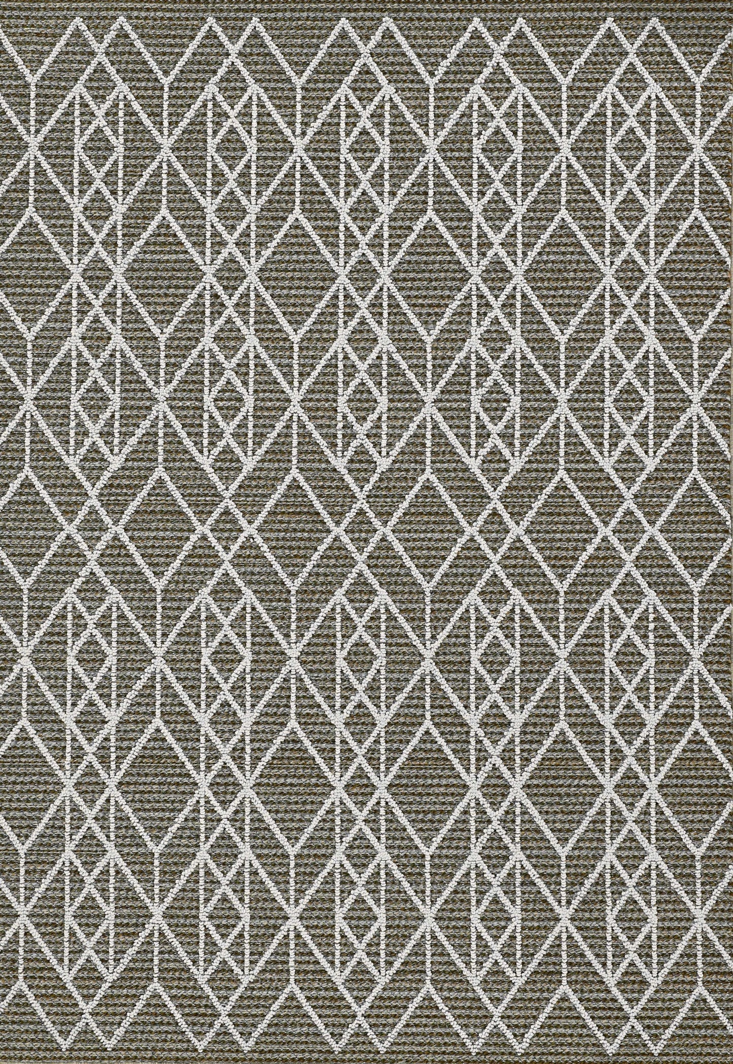 8' X 10' Gray Geometric Indoor Outdoor Area Rug